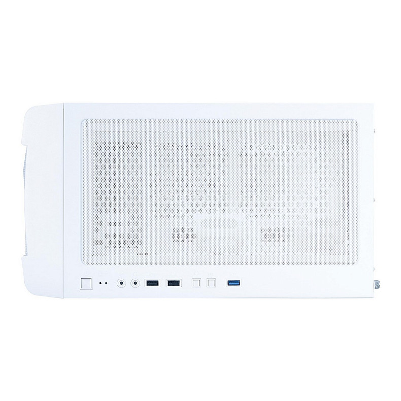 Корпус 1stPlayer D4-M-WH-2F1P-W-1F1-W White