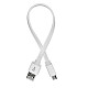 Кабель ColorWay USB-MicroUSB, 0.25м White (CW-CBUM-MUM25W)