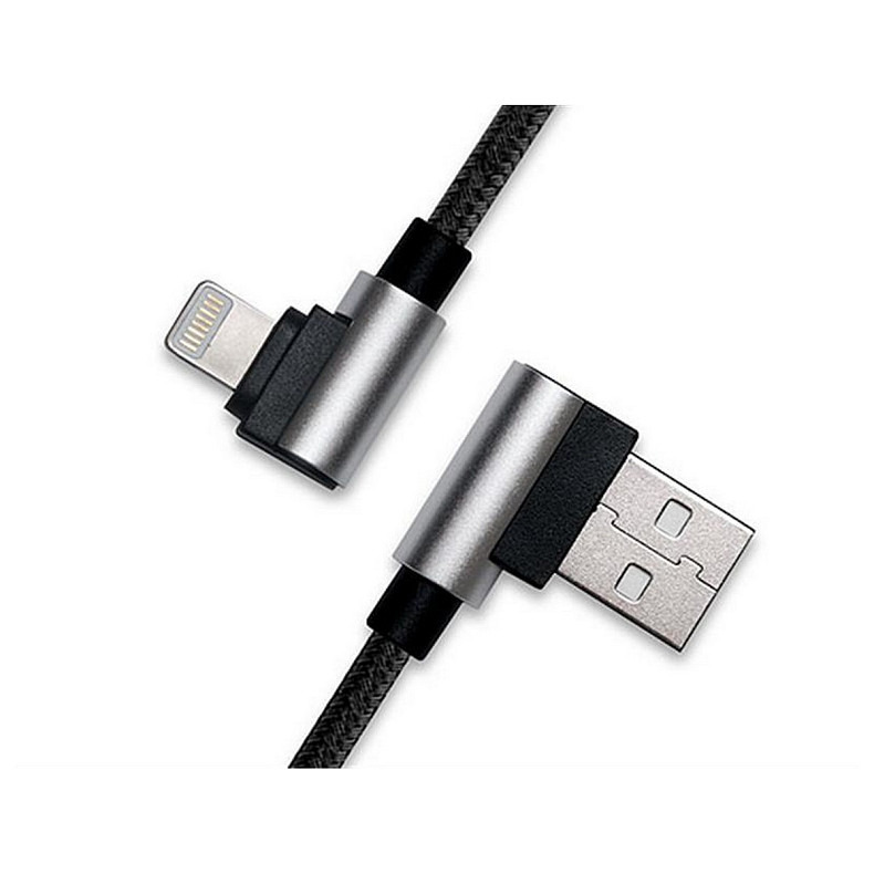 Кабель REAL-EL Premium USB2.0 AM-Lightning 1m, черний
