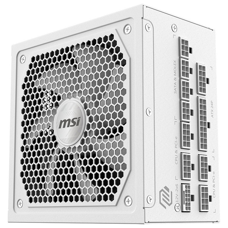 Блок питания MSI MAG A1000GL PCIE5 White 1000W