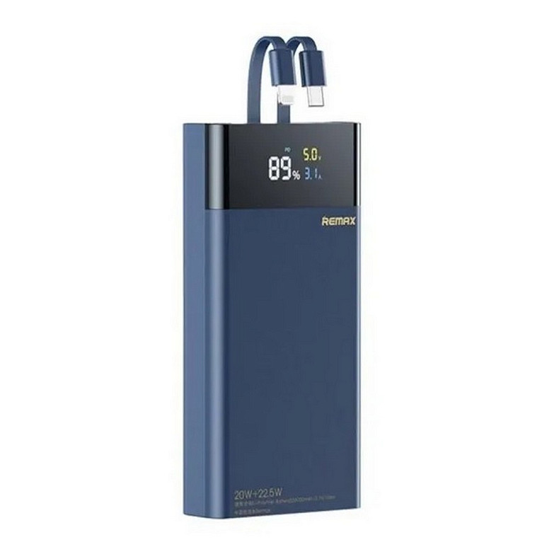 Универсальная мобильная батарея Remax RPP-561 Riji II 20000mAh Blue (6954851206606)