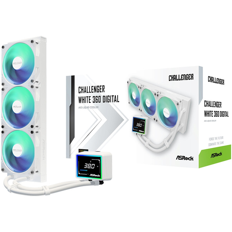 Система жидкостного охлаждения ASRock Challenger White 360 Digital
