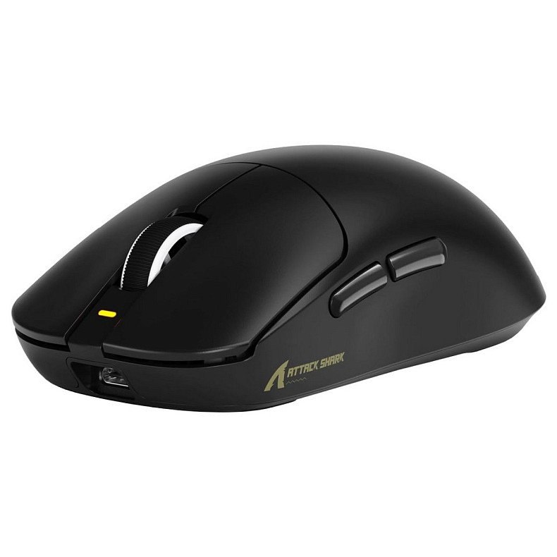 Мышка Attack Shark X8 ULTRA, Wireless/Bluetooth, 42000dpi. (PAW3950MAX), 6кн., Black