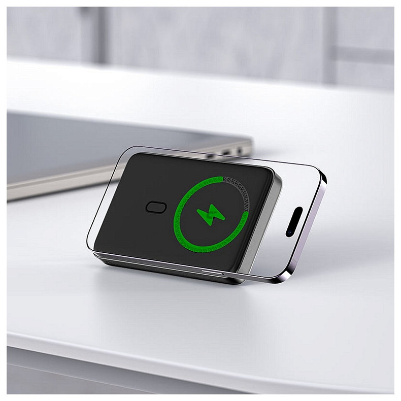 УМБ Acefast Magnetic Wireless 10000mAh 20W PD, QC 3.0, QI 20W M6 Black