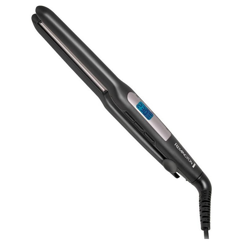 Выпрямитель Remington PRO-Ceramic Extra Slim, темп. режимов-9, 150-230С, чехол, дисплей, керамика, черный