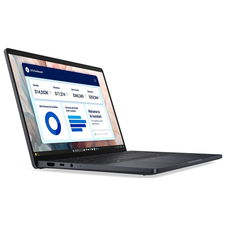 Ноутбук Dell Pro 13 13.3" QHD+ Touch, Intel U7 268V, 32GB, F512GB, UMA, Win11P, черный