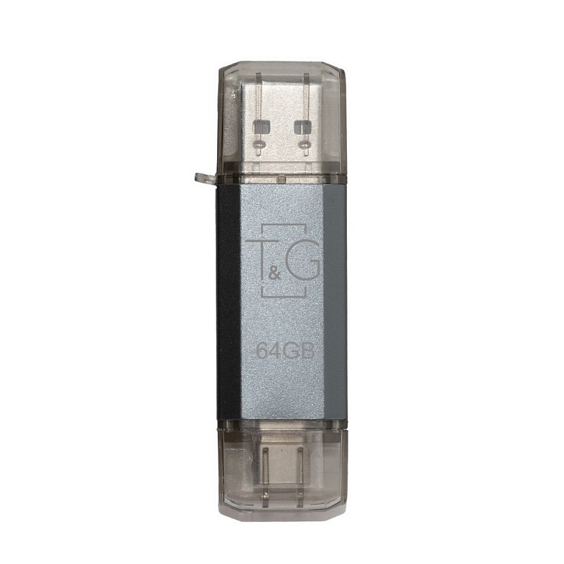 Флеш-накопичувач T&G 009 Star Series USB 64GB Type-C Silver (TG009TC-64GSL)