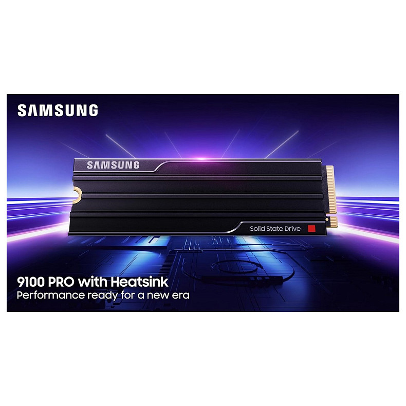 Накопитель SSD Samsung 9100PRO+ радиатор M.2 4TB PCIe 5.0