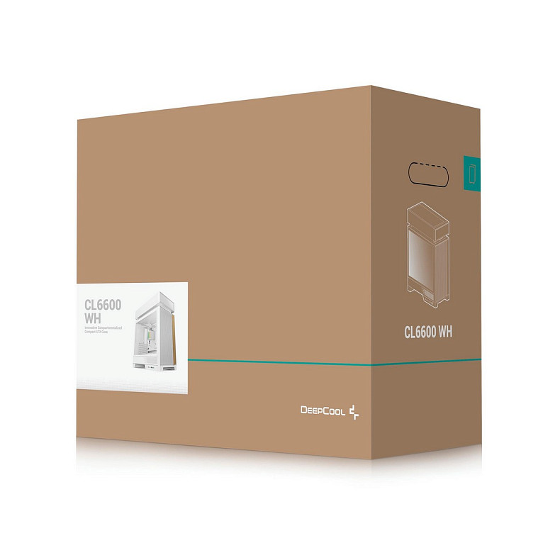 Корпус DeepCool CL6600 White (R-CL6600-WHNNA0-G)