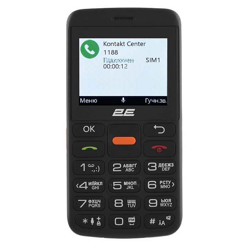 Мобільний телефон 2E T180 Max Dual Sim Black (688130251051)