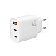 Зарядний пристрій XO L117 (2USB-С, 1USB, 3А) PD, QC 3.0 White (L117-CC.white)