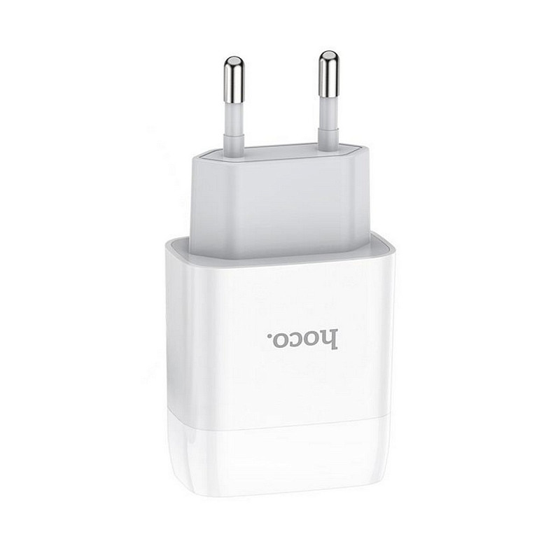 Зарядное устройство Hoco C72A Glorious (1USB, 2.1А) White (6931474712899)