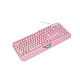 Клавіатура 2E GAMING KG315 RGB USB Pink Ukr