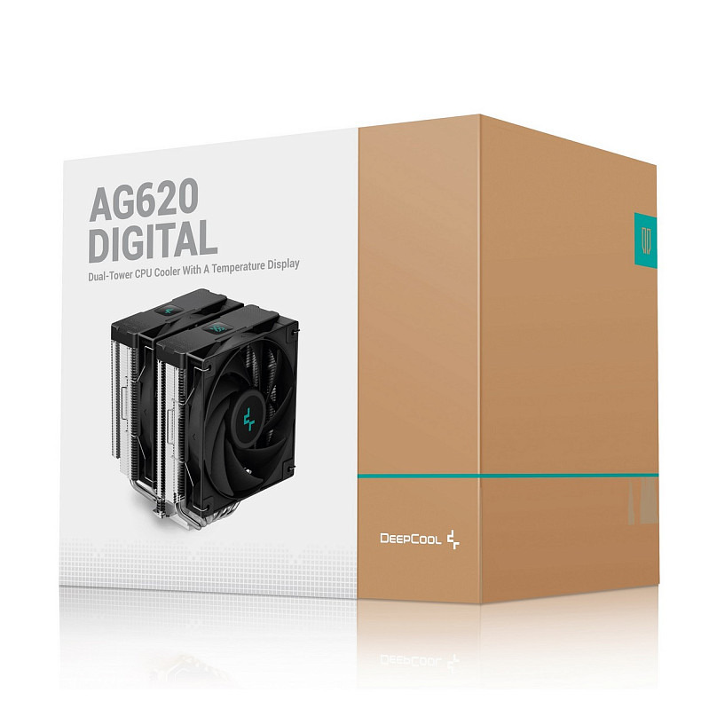 Кулер процесорний DeepCool AG620 Digital BK (R-AG620-BKNDMN-G-1)