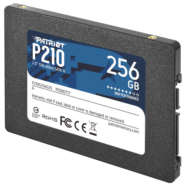 SSD диск Patriot P210 256GB 2.5" SATAIII TLC (P210S256G25)