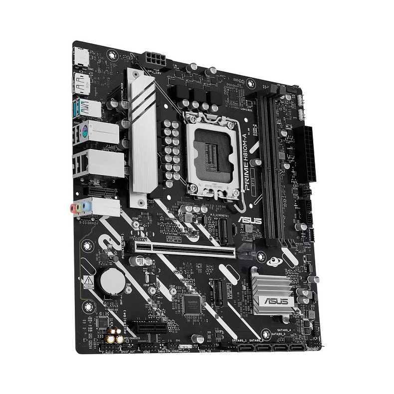 Материнская плата ASUS PRIME H810M-A-CSM s1851 H810 2xDDR5 M.2 HDMI DP ATX