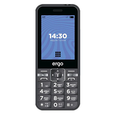 Мобільний телефон Ergo E281 Dual Sim Black