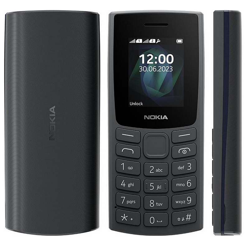 Мобільний телефон Nokia 105 2023 Dual Sim Charcoal