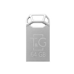 Флеш-накопитель USB 64GB T&G 110 Metal Series Silver (TG110-64G)