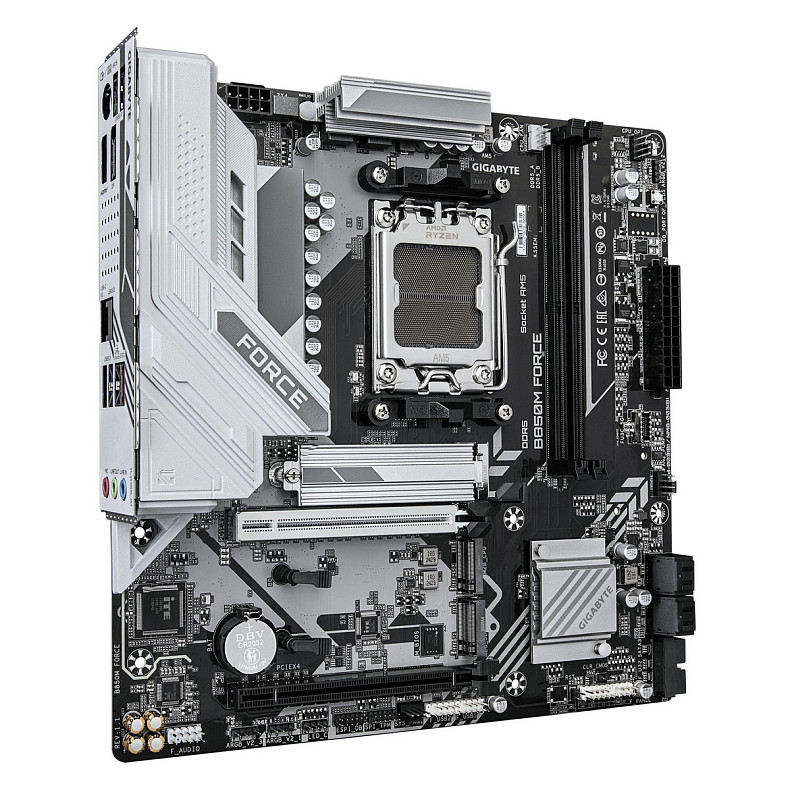 Материнська плата GIGABYTE B850M FORCE sAM5 B850 2xDDR5 M.2 HDMI DP mATX