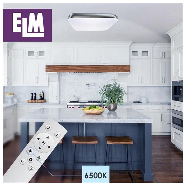 Светильник потолочный с пультом ДУ ELM Mario 48W 3000-6500К IP20 26-0108