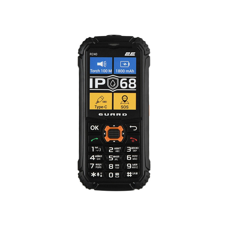 Мобильный телефон 2E R240 2025 Dual Sim Black