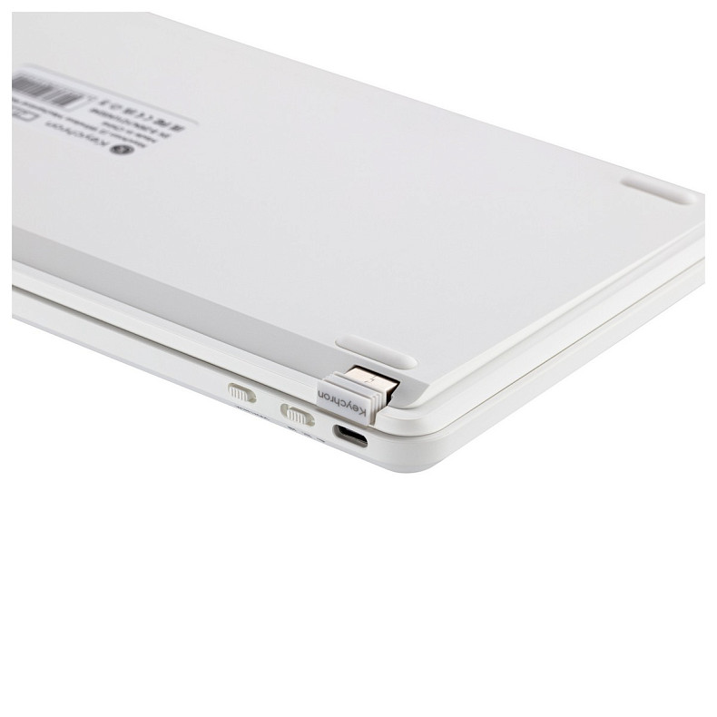 Клавиатура механическая Keychron J1 82Key, K pro Brown, WL/BT/USB-A, QMK, Hot-swap, EN/UKR, RGB, белый
