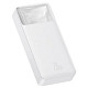 Универсальная мобильная батарея Baseus Bipow 20000mAh 20W, MicroUSB, 2xUSB, 1xType-C In/Out PD3.0, QC3.0 White