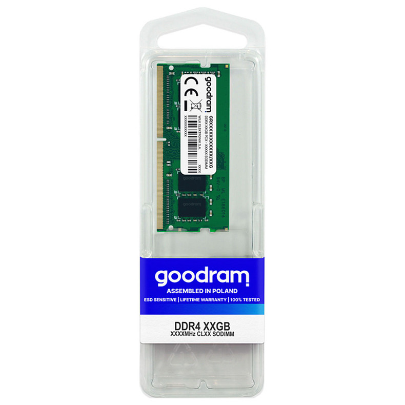 ОЗУ SO-DIMM 16GB/3200 DDR4 GOODRAM (GR3200S464L22/16G)