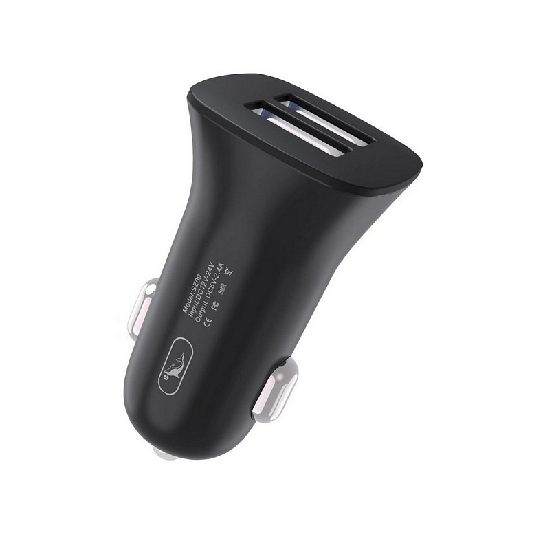 Автомобильное зарядное устройство SkyDolphin SZ09 (2USB, 3.4A) Black (SDAZP-000107)
