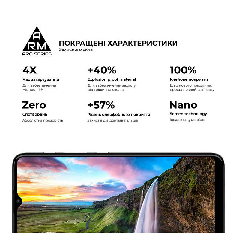 Защитное стекло Armorstandart Pro для Motorola Moto E20 Black (ARM60530)