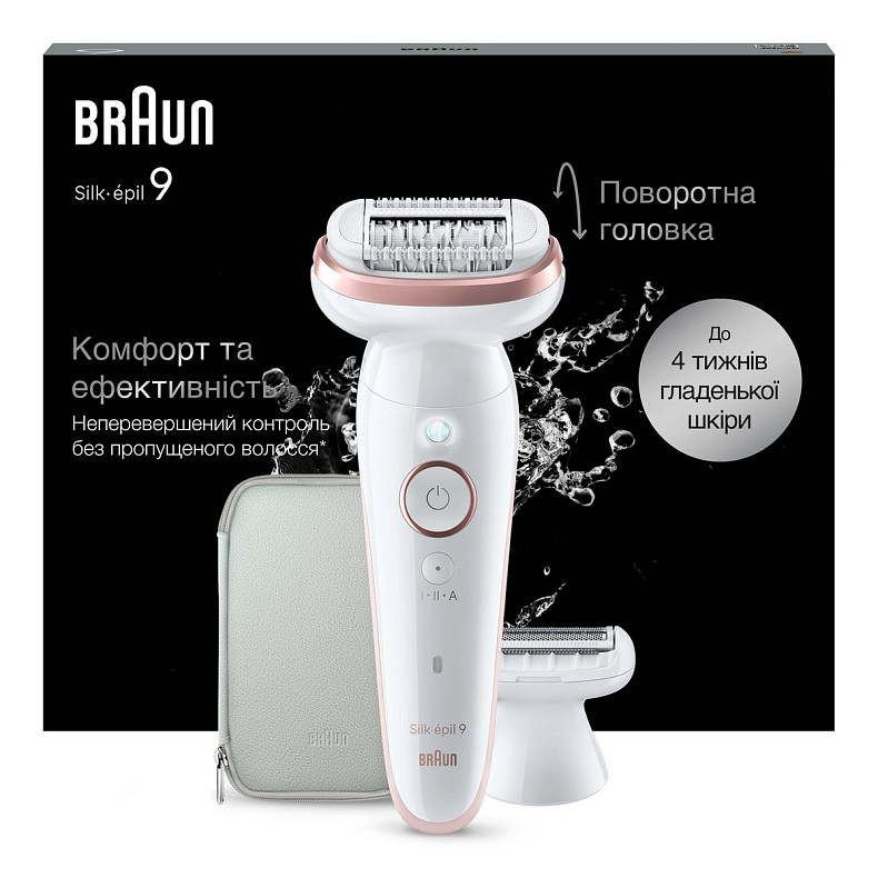 Епілятор BRAUN Електр епiлятор Silk_epil 9 SES 9-030