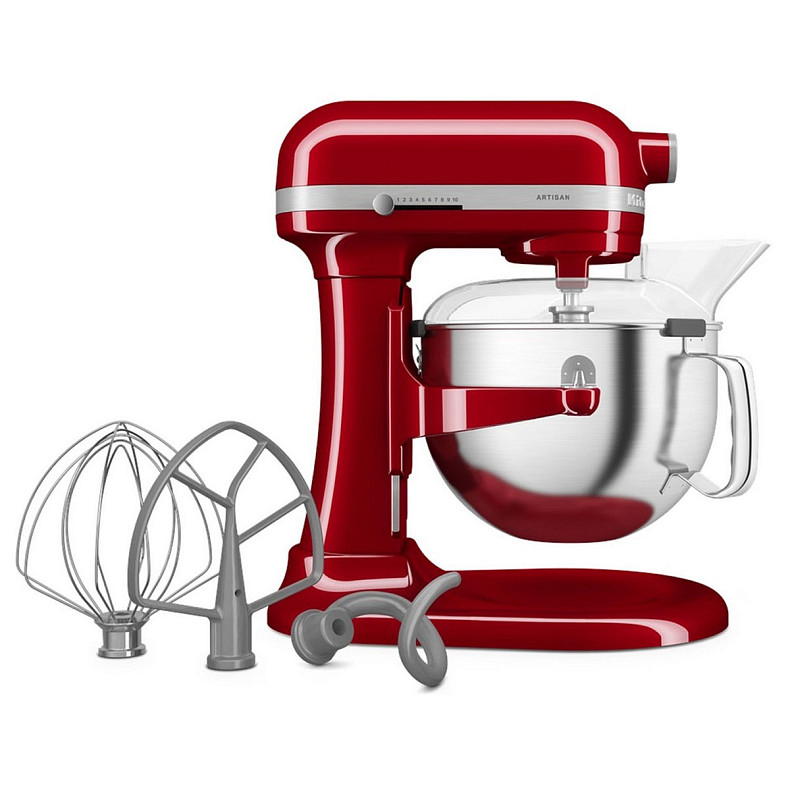 Кухонний комбайн KitchenAid Artisan 5,6 л 5KSM60SPXEER з підйомною чашею, червоний