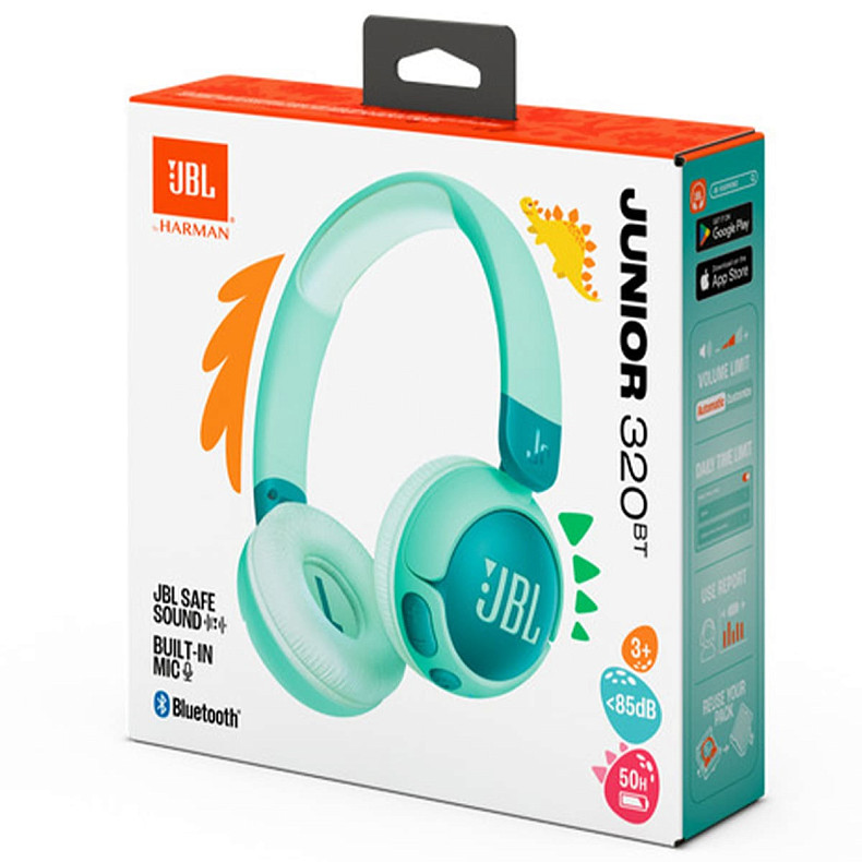 Наушники JBL JR 320BT Green (JBLJR320BTGRN)