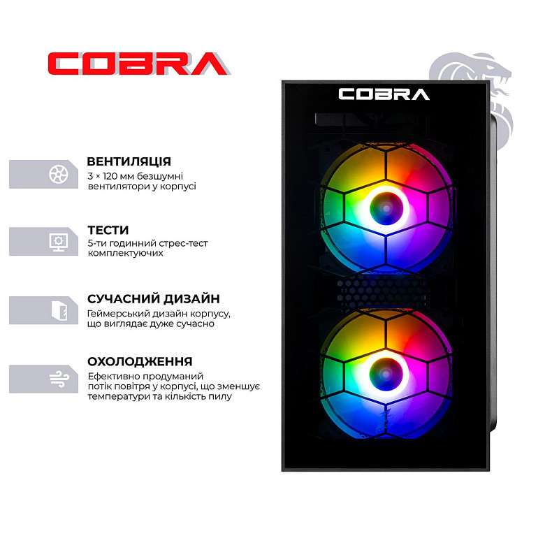 Персональный компьютер COBRA Advanced (I114F.16.S10.36.19812)