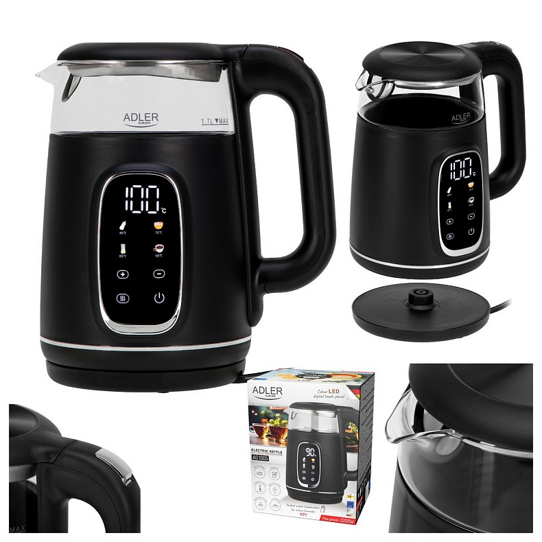 Электрочайник Adler AD 1305 black