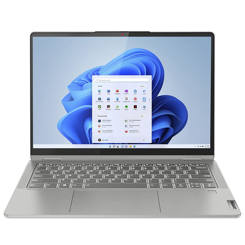 Ноутбук Lenovo 14_WUXGA/i5-1235U/8/512/Intel HD/W11/BL/F/ Cloud grey IdeaPad Flex 5 14IAU7