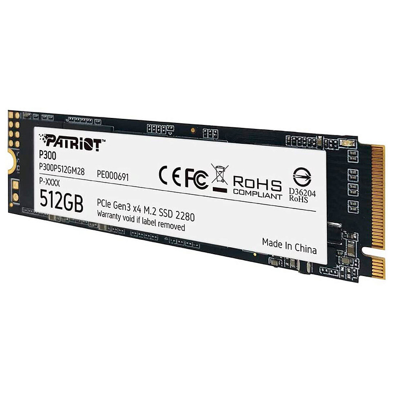 SSD диск Patriot P300 512 GB (P300P512GM28)