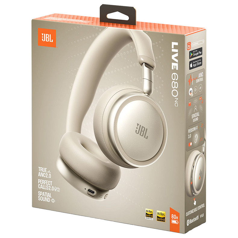 Наушники JBL Live 680NC Champagne (JBLLIVE680NCCPG)
