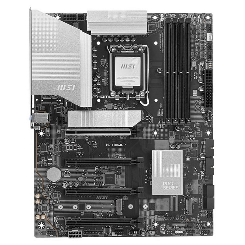 Материнская плата MSI PRO B860-P s1851 B860 4xDDR5 M.2 HDMI DP ATX