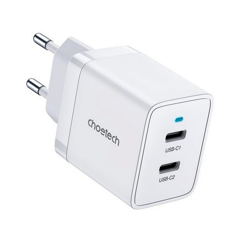 Сетевое зарядное устройство Choetech White (Q5006-EU-WH)