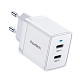 Сетевое зарядное устройство Choetech White (Q5006-EU-WH)