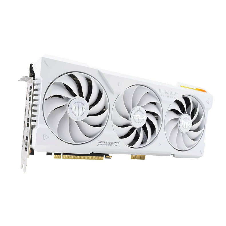 Відеокарта ASUS GeForce RTX 4070 Ti SUPER 16GB GDDR6X OC білий TUF-RTX4070TIS-O16G-BTF-WHITE прихова