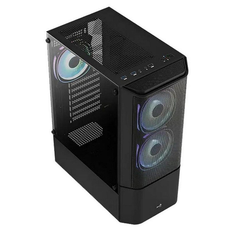 Корпус AeroCool Quantum Mesh-G-BK-v2 (ACCM-PV31033.11) Black без БП