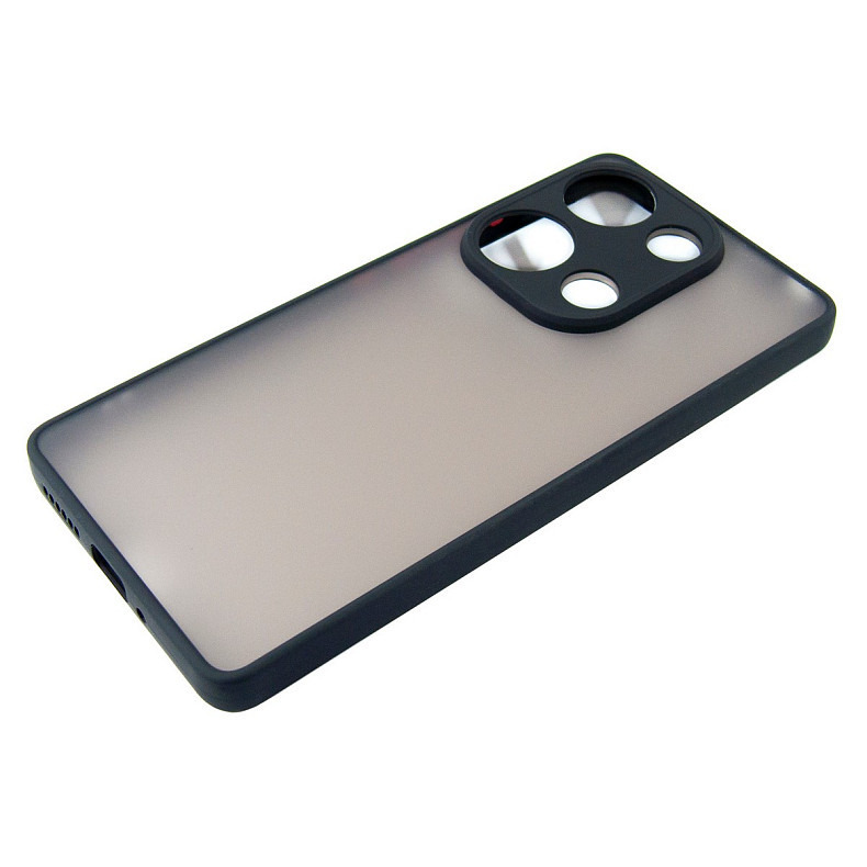 Чохол-накладка Dengos Matt для Poco M6 Pro 4G Black (DG-TPU-MATT-149)