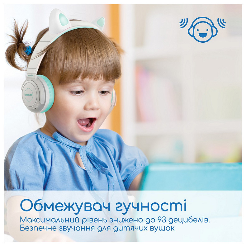 Bluetooth-гарнітура Promate Panda Aqua