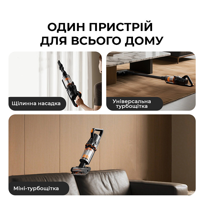 Беспроводной моющий пылесос Deerma VX300 MIX 4 в 1