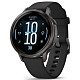 Смарт-годинник GARMIN Venu 4 41 mm Slate with Black Silicone Band (010-03013-02)