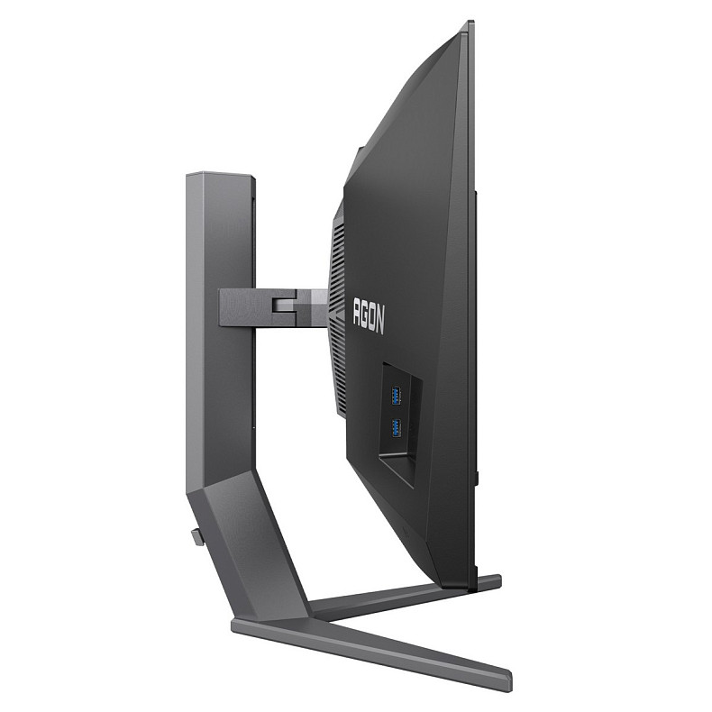 Монітор 34" AOC AG346UCD, QD-OLED, UWQHD, 175Гц, 0,03мс, вигнутий, HDMIx2, DP, USB-hub, HAS, чорно-сірий