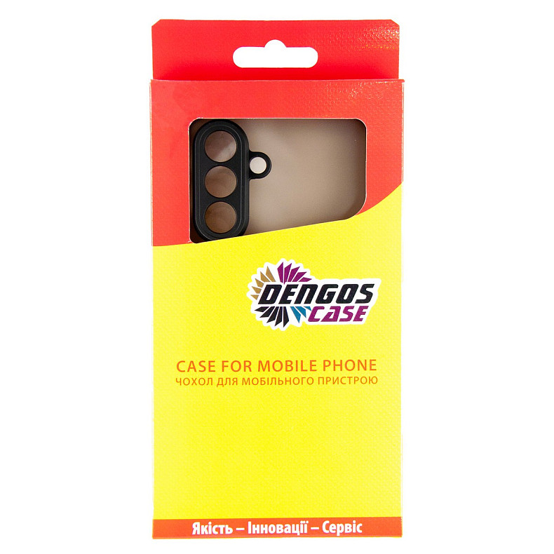 Чохол-накладка Dengos Matt для Samsung Galaxy A56 5G SM-A566 Black (DG-TPU-MATT-161)
